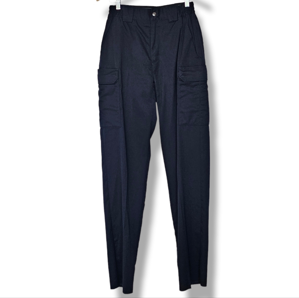 5.11 Tactical Cargo Pants Navy Blue Womens Size 10 Not Hemmed Multiple Pockets